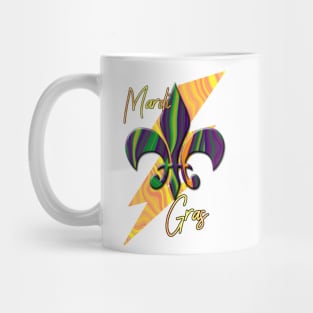 Mardi Gras Tubular Mug